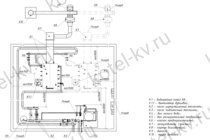 Схема подключения твердотопливного котла КВр