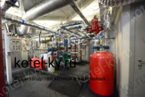 Котельный зал в блочно модульной котельной 600 кВт