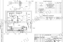Схема водогрейной котельной с котлами КВр