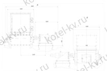 Чертеж топки ТЛПХ 0.8